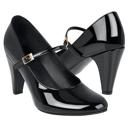 TACONES DAMA SIENA 4772 CHAROL NEGRO