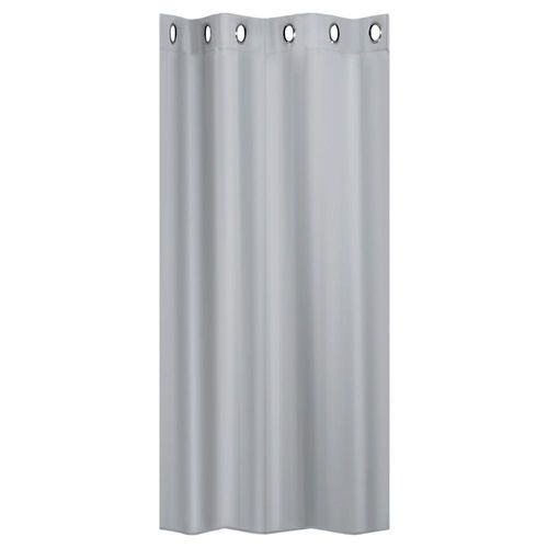 Cortina Blackout Corta Ventanas Hogar 214x160 2 Piezas Gris