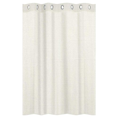 Cortinas Traslucidas Lino Texturizado Ventanas 270x215cm 2pz Ivory