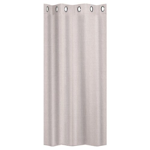 Cortinas Blackout Largas Tejida Hogar 275x216cm 2 Piezas Rosa