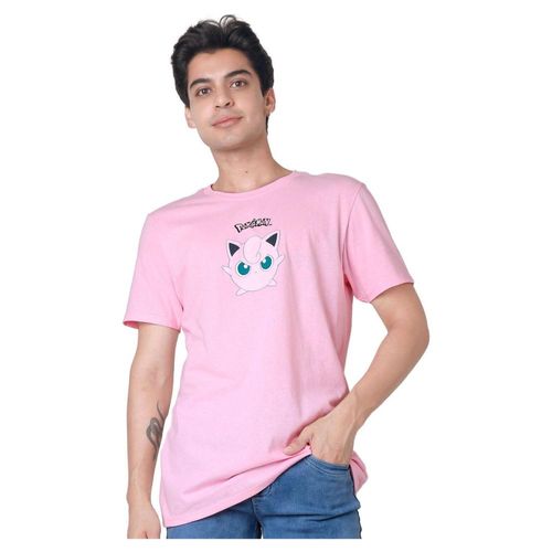 Playera Hombre Moda Camiseta Rosa Pokemon 56505088