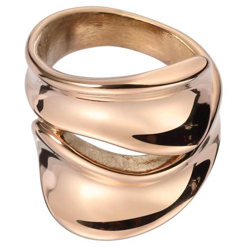 Anillo de Acero Inoxidable Enso para Dama EICN232128R Rosado