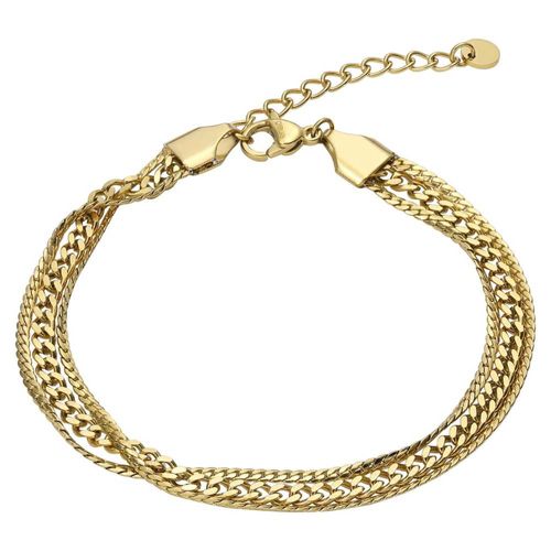 Pulsera de Acero Inoxidable Enso para Dama EICB232112G Dorado