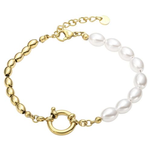 Pulsera de Acero Inoxidable Enso para Dama EICB232124G Dorado