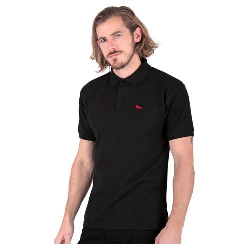 Playera Hombre Básico Polo Negro Stfashion 52604234