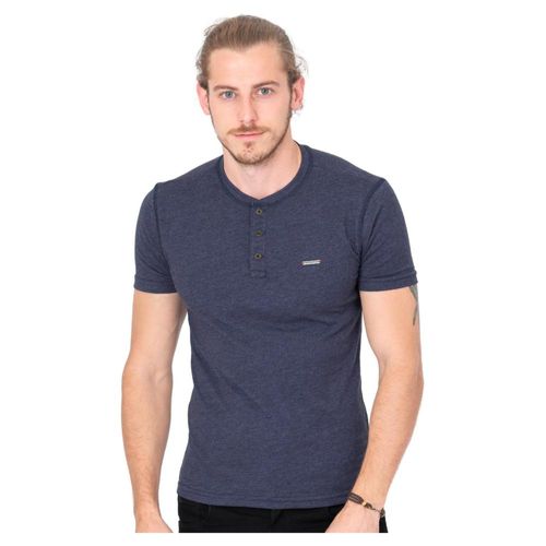 Playera Hombre Básico Camiseta Azul Silver Plate 60203616