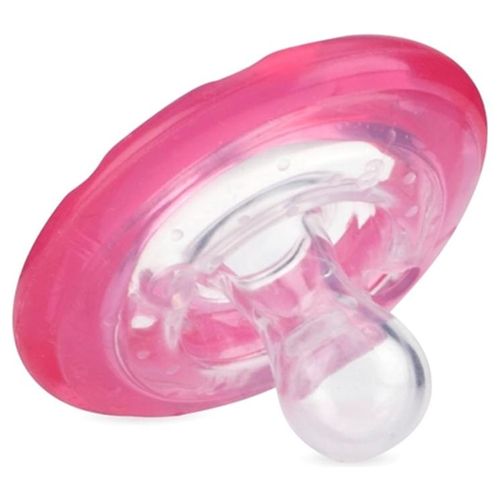 Chupón De Silicón Cereza Nuby 0-6m Rosa