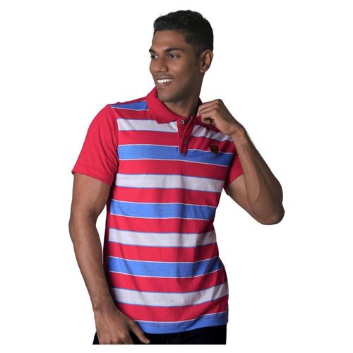 Playera Hombre Moda Polo Rojo Stfashion 71604268