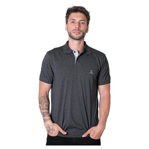 Playera Hombre Básico Polo Negro Stfashion 61704212