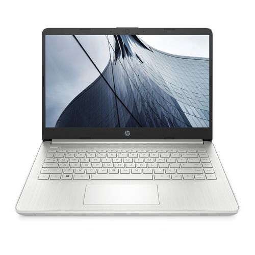 Laptop HP 14-DQ0505LA Intel Pentium Silver 8GB RAM 256GB SSD Plata