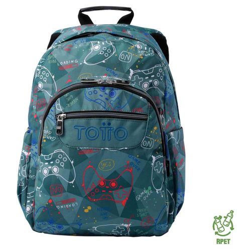 MOCHILA TOTTO ACUARELA 24160-5DR GRIS