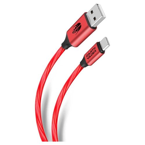 Cable USB a USB C con luz LED Star Wars de 1 m modelo Vader