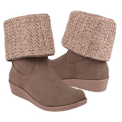 BOTAS DAMA STYLO 15292 SUEDE CAFÉ