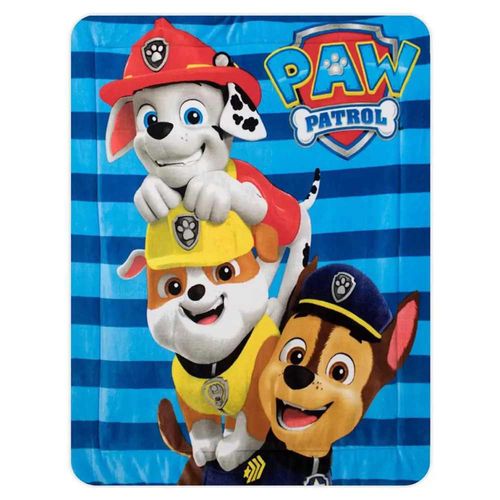 Cobija Infantil Ultrasuave Con Borrega Paw Patrol