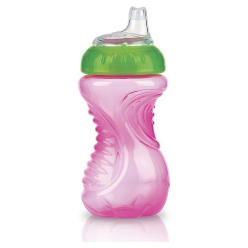 Vaso Antiderrame No Spill Nuby 10z Rosa Verde