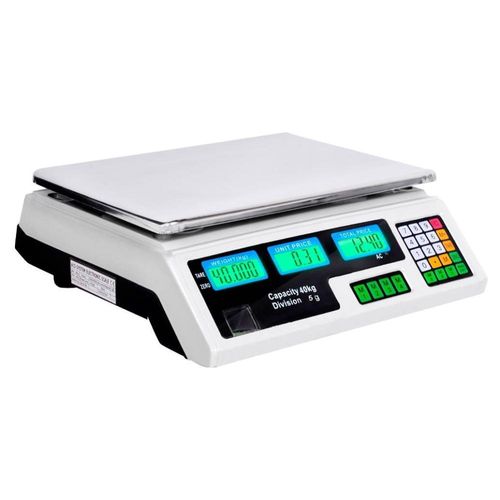 Bascula Digital 40 Kg Comercial Pantalla Lcd Función Tara