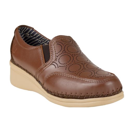 Zapato Tacón Mujer Lobo Solo 4702 Caoba