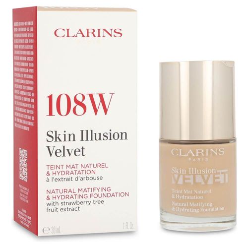 CLARINS Base De Maquillaje Skin Illusion Velvet -108W