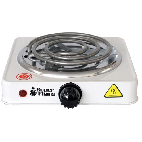 Parrilla de Mesa Electrica Super Flama 1R-T-B Blanca