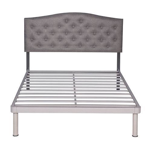 Cama Matrimonial Paris Gris Oxford