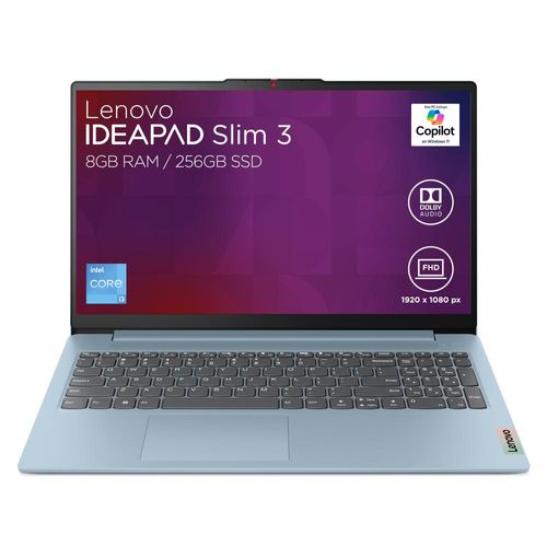 Laptop Lenovo IdeaPad Slim 3 15IAN8 8GB RAM 256GB SSD 15.6" Azul