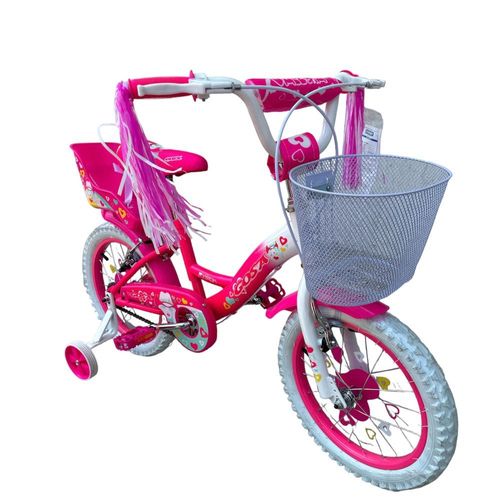 Bicicleta Infantil Bimex Valeria R16 1V Fiusha