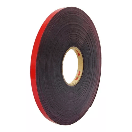 Cinta Roja Doble Cara Industrial Vhb 1/2 X 33 M 3mm 4611