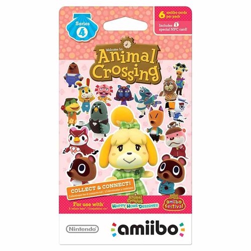 Amiibo card Animal Crossing 6 pack Serie 4 Nsw