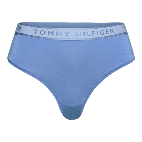 TANGA TOMMY HILFIGER DE MODAL CINTURA ALTA COLOR AZUL