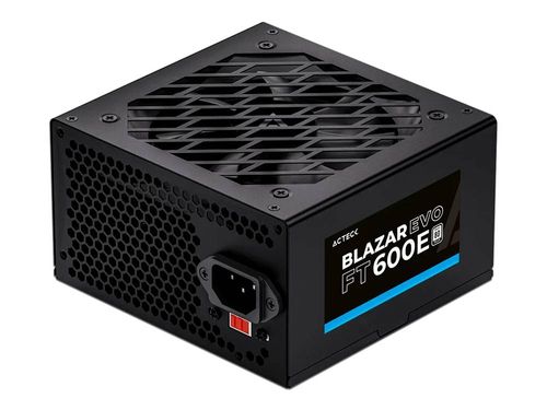 Fuente de Poder Acteck Blazar Evo FT600E de 600W, ATX. Color Negro.