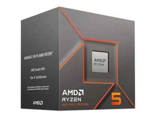 Procesador AMD Ryzen 5 8400F de Octava Generación, 4.2 GHz hasta 4.7