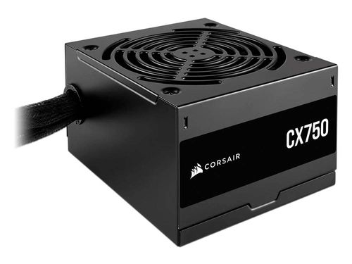 Fuente de Poder Corsair CX750 de 750W, ATX, 80 PLUS Bronze.