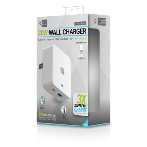 Cargador de Pared Case Logic Puerto USB-C Blanco