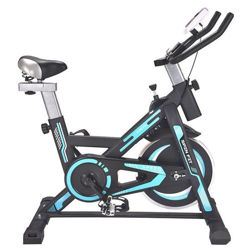 Bicicleta Para Hacer Ejercicio Spinning Fija Estática 6kg Azul