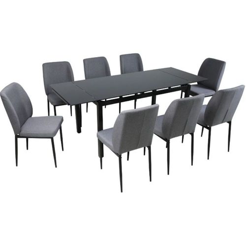 Comedor Extensible Toulouse 8 personas Gris