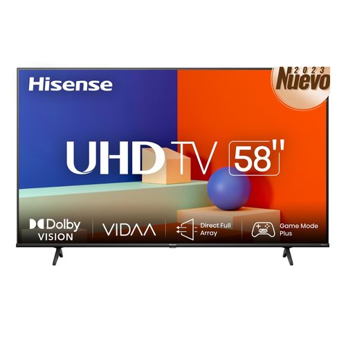 Pantalla LED Hisense 58 Pulgadas UHD Smart 58A6KV