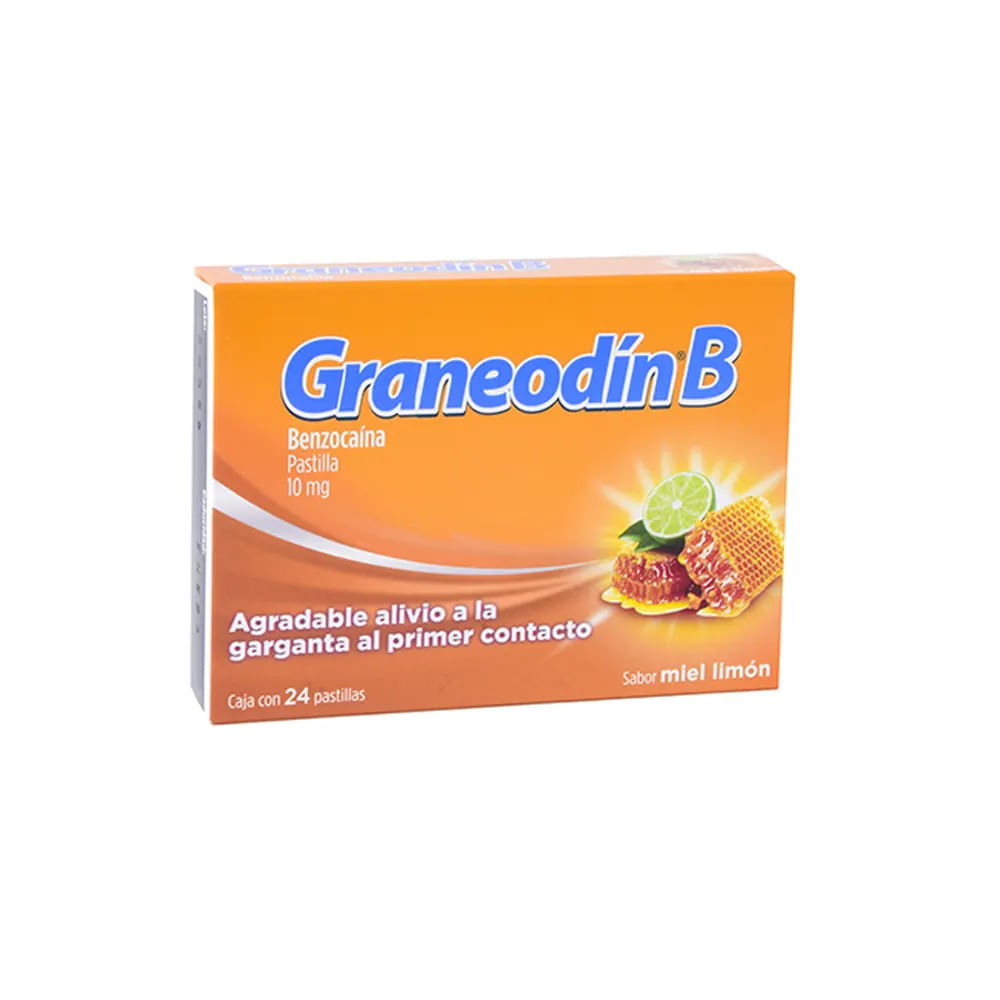 GRANEODINB MIEL-LIMÓN BENZOCAINA 10 mg Pastilla