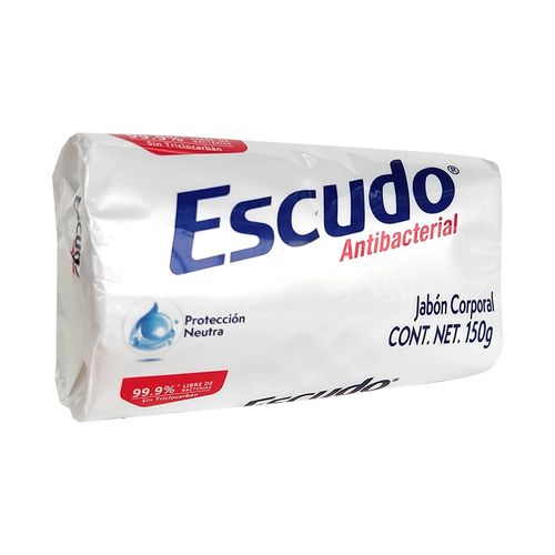 JABON ESCUDO BLANCO PROTECCION NEUTRO 150 G BARRA JABON Jabón