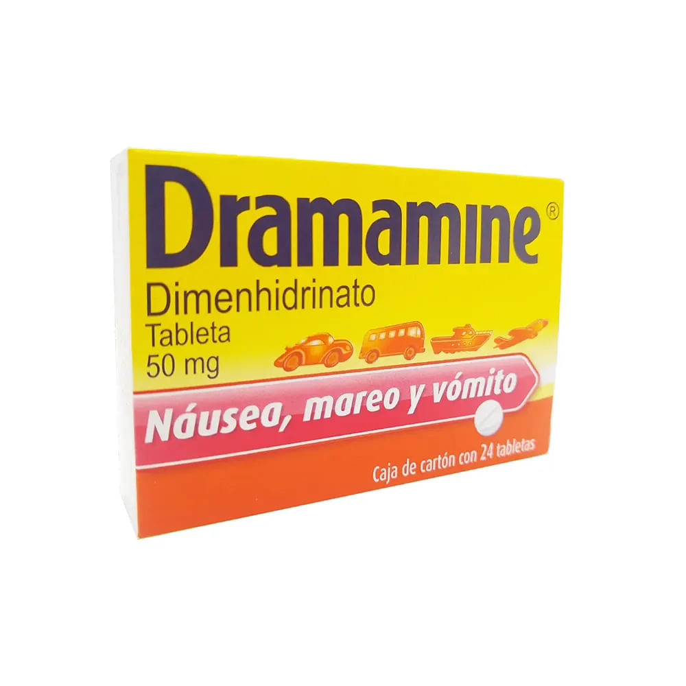 DRAMAMINE DIMENHIDRINATO 50 mg Tableta