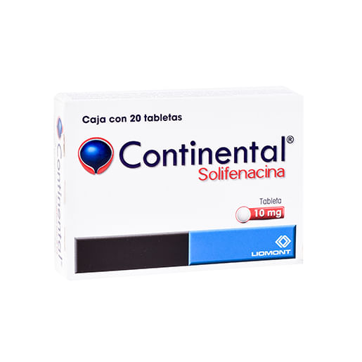 CONTINENTAL SOLIFENACINA 10 mg Tableta