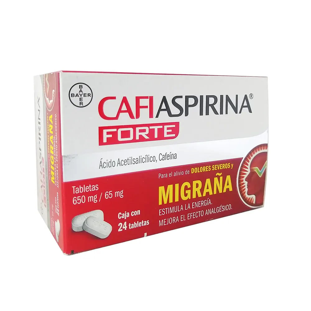 CAFIASPIRINA FORTE ACIDO ACETILSALICILICO - CAFEINA 650/65 mg Tableta