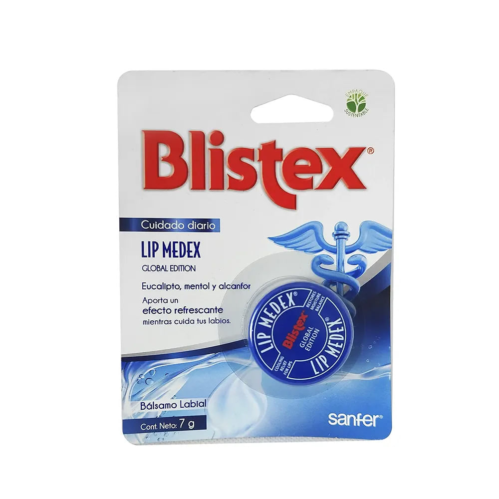 BLISTEX LIP MEDEX ALCANFOR - MENTOL - EUCALIPTO 7 g Bálsamo