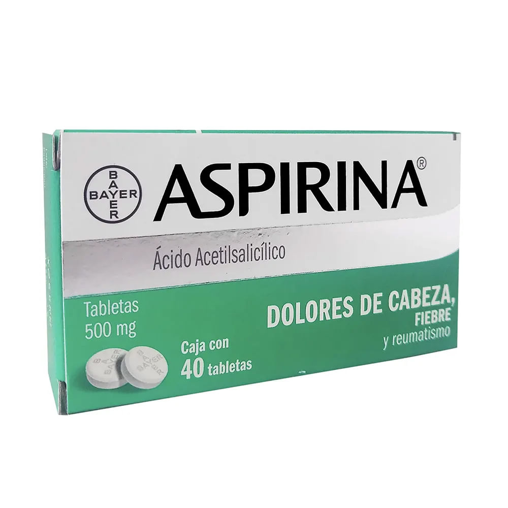 ASPIRINA AD ACIDO ACETILSALICILICO 500 mg Tableta