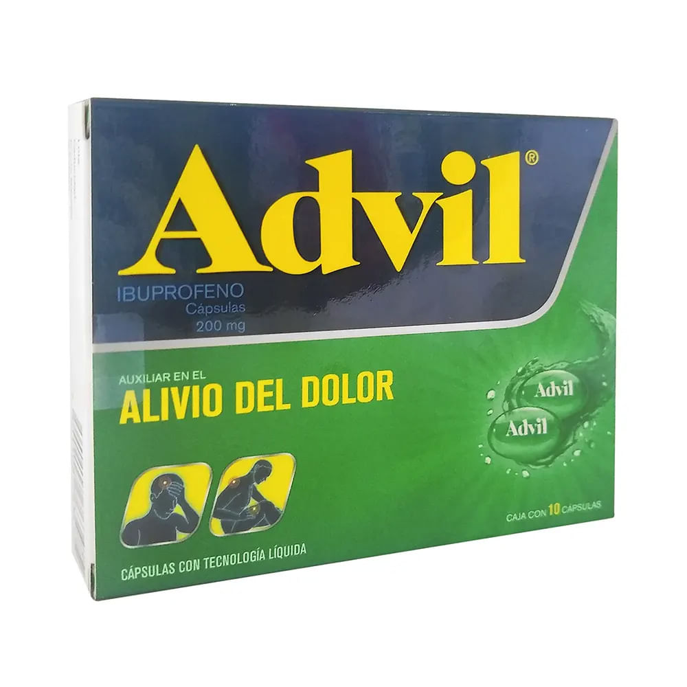 ADVIL FAST-GEL IBUPROFENO 200 mg Cápsula