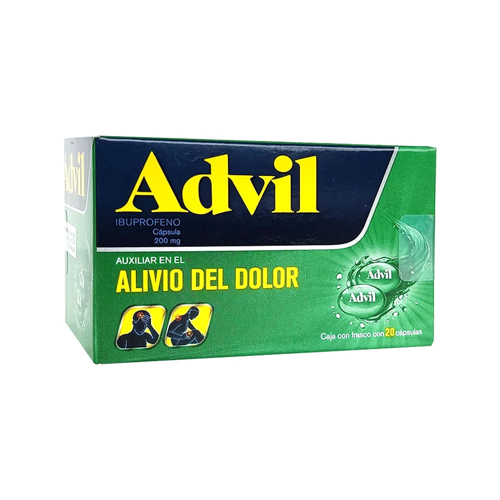 ADVIL FAST-GEL IBUPROFENO 200 mg Cápsula