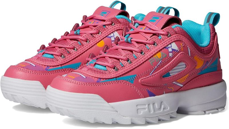 Fila tenis mujer rosas on sale