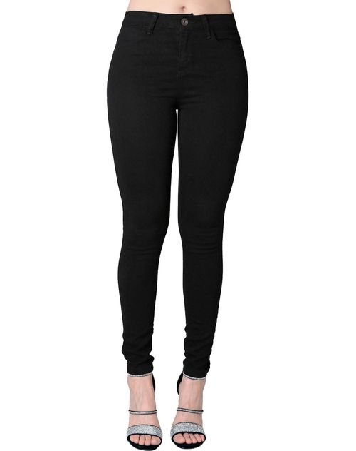 Jeans Mujer Básico Skinny Negro Stfashion 51003615