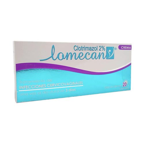 LOMECAN V CLOTRIMAZOL 2 g Crema