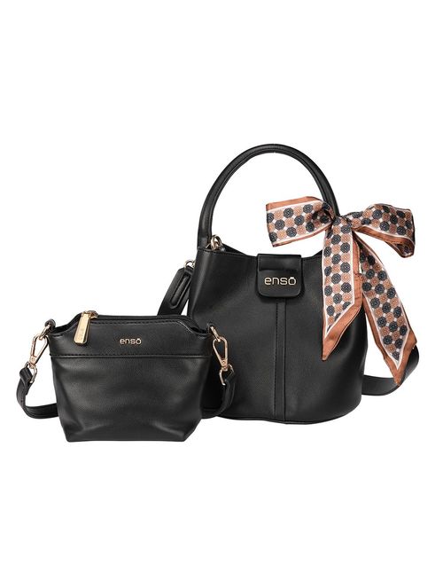 Bolsa Mini Bucket Enso Mujer EB243303BUB Negro