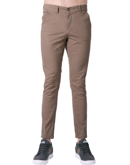 Pantalón Hombre Casual Skinny Beige Stfashion 53705016